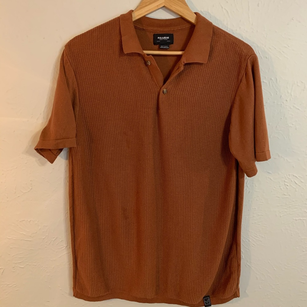 Pull&Bear Men’s Knit Polo